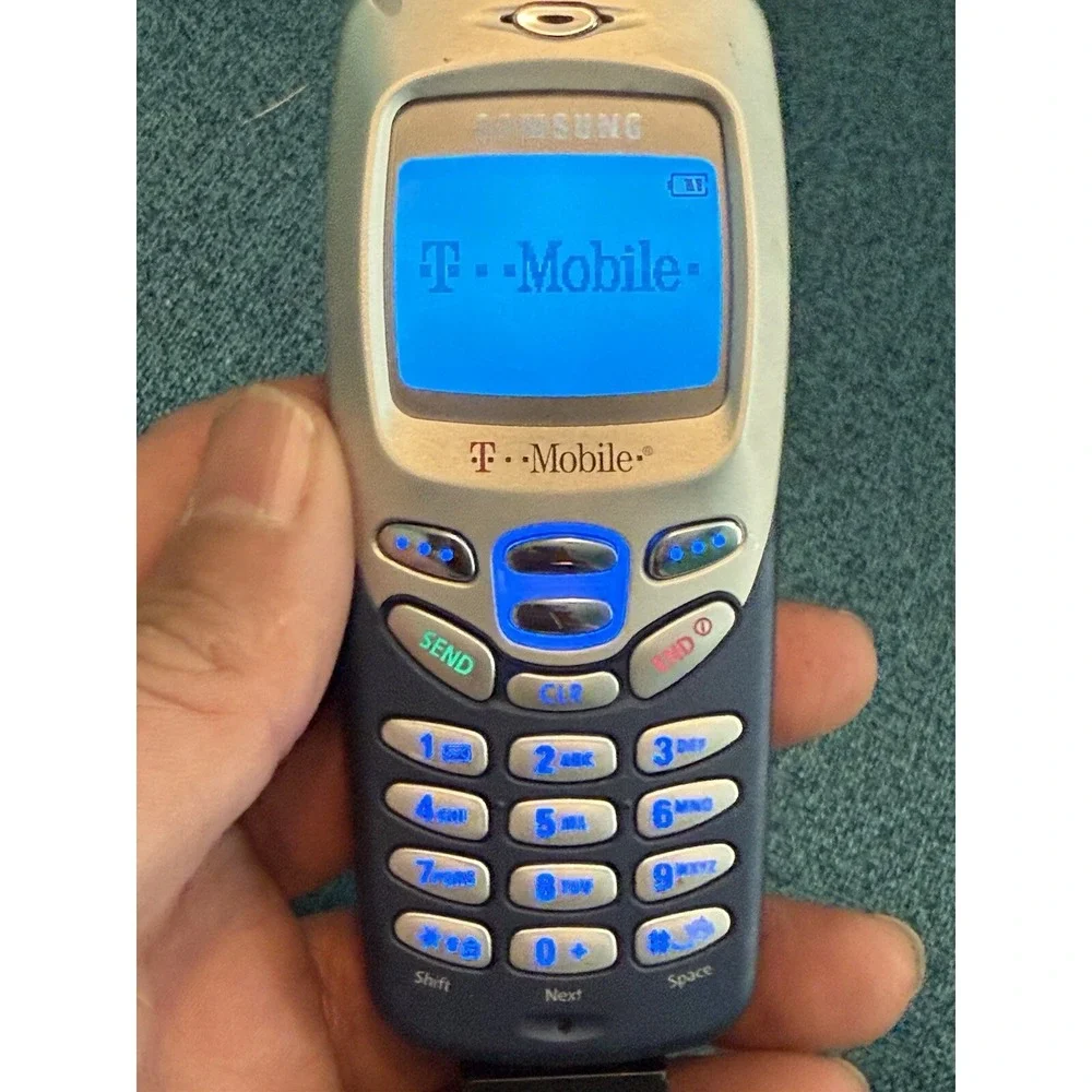 Vintage SAMSUNG T Mobile Portable Dualband Cell Phone Model‎ SGH R225M